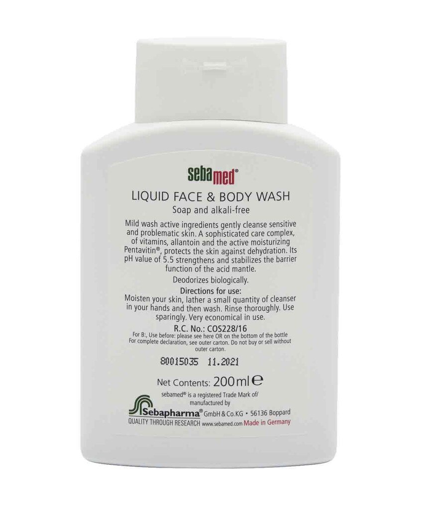 face and body wash for sensitive skin