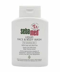 sebamed liquid face and body wash
