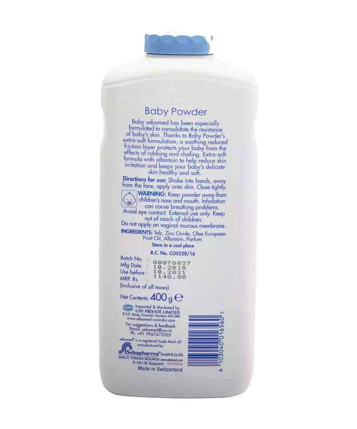 sebamed baby powder price