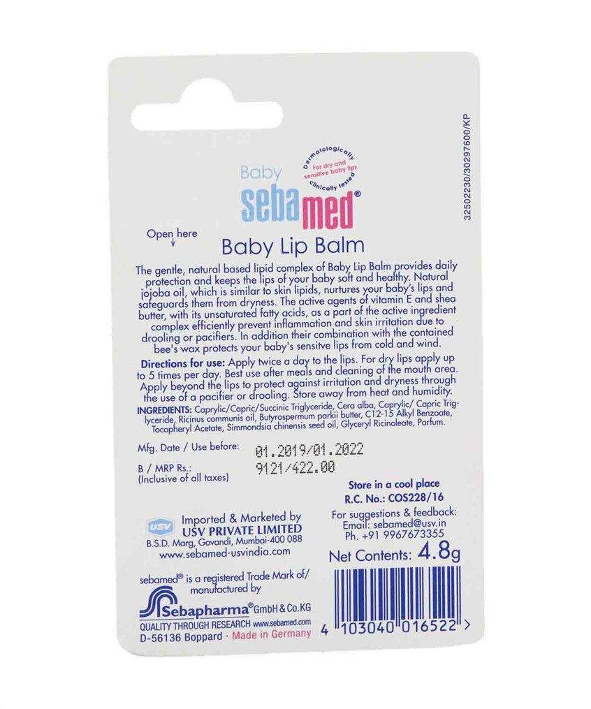 baby lip balm directions for use