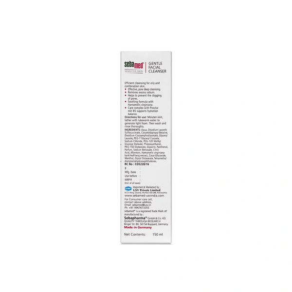 Sebamed Gentle Facial Cleanser | For Oily and Combination Skin