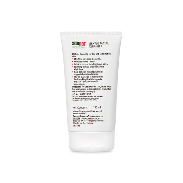 Sebamed Gentle Facial Cleanser | For Oily and Combination Skin