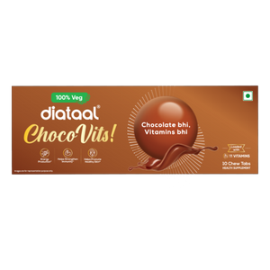 Diataal Chocovits Veg 10s Strip Pack