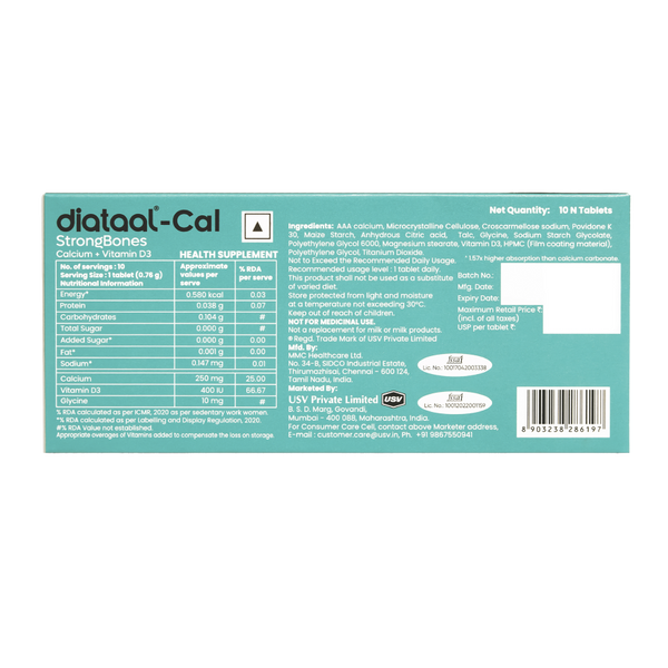 Diataal Cal 10s Strip