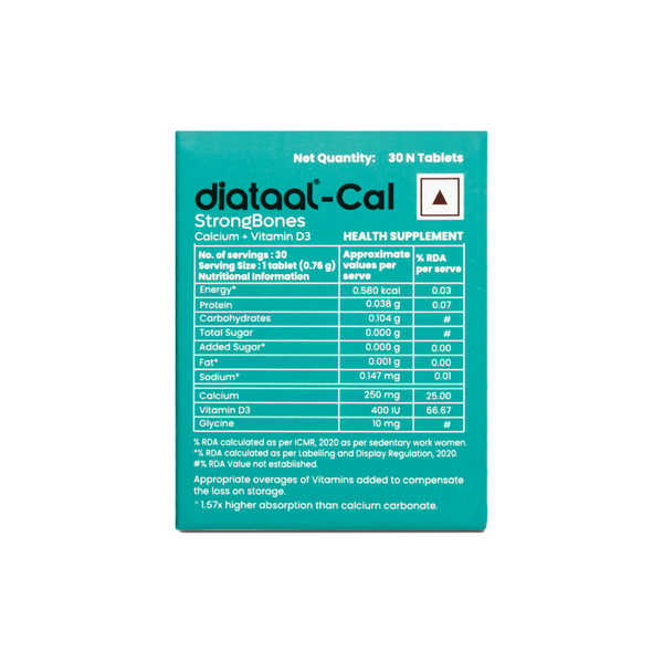 Diataal Cal 30s Bottle