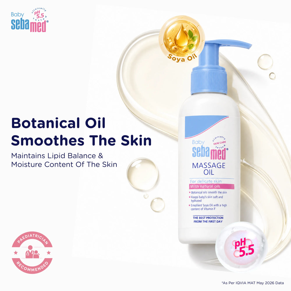 Sebamed Baby Massage Oil| With Soya Oil|150 ml