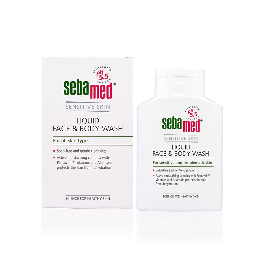Sebamed Liquid Face and Body Wash 200ml | For all skin types