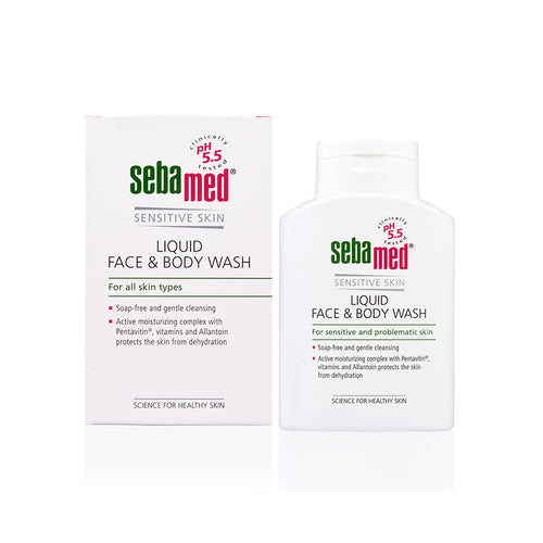Sebamed Liquid Face and Body Wash 200ml | For all skin types