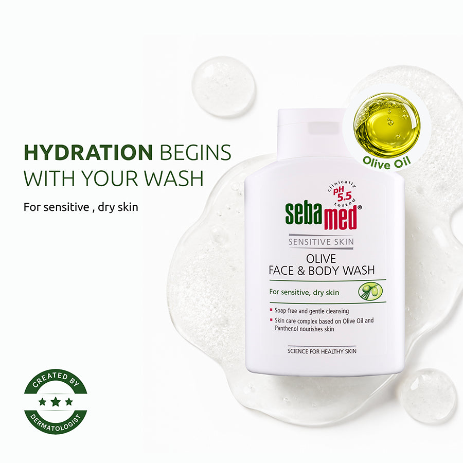 Sebamed Olive Face & Body Wash | 200 ml