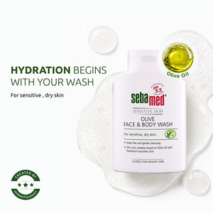 Sebamed Olive Face & Body Wash | 200 ml