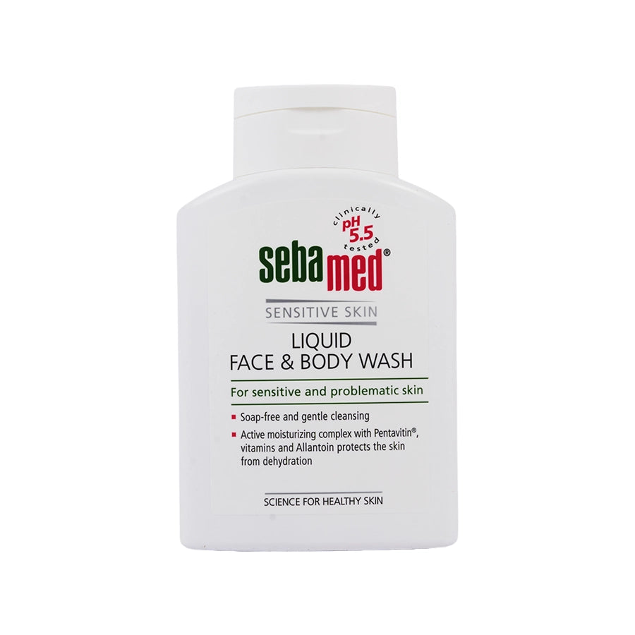 Sebamed Liquid Face and Body Wash 200ml | For all skin types