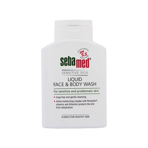 Sebamed Liquid Face and Body Wash 200ml | For all skin types