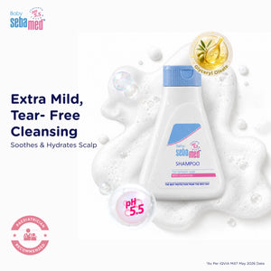 Sebamed Baby Shampoo|pH 5.5| Soap Free| No Tears | 50 ml