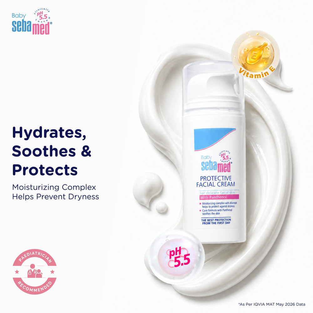 Sebamed Baby Protective Facial Cream|pH 5.5|Baby Face Cream|100ml