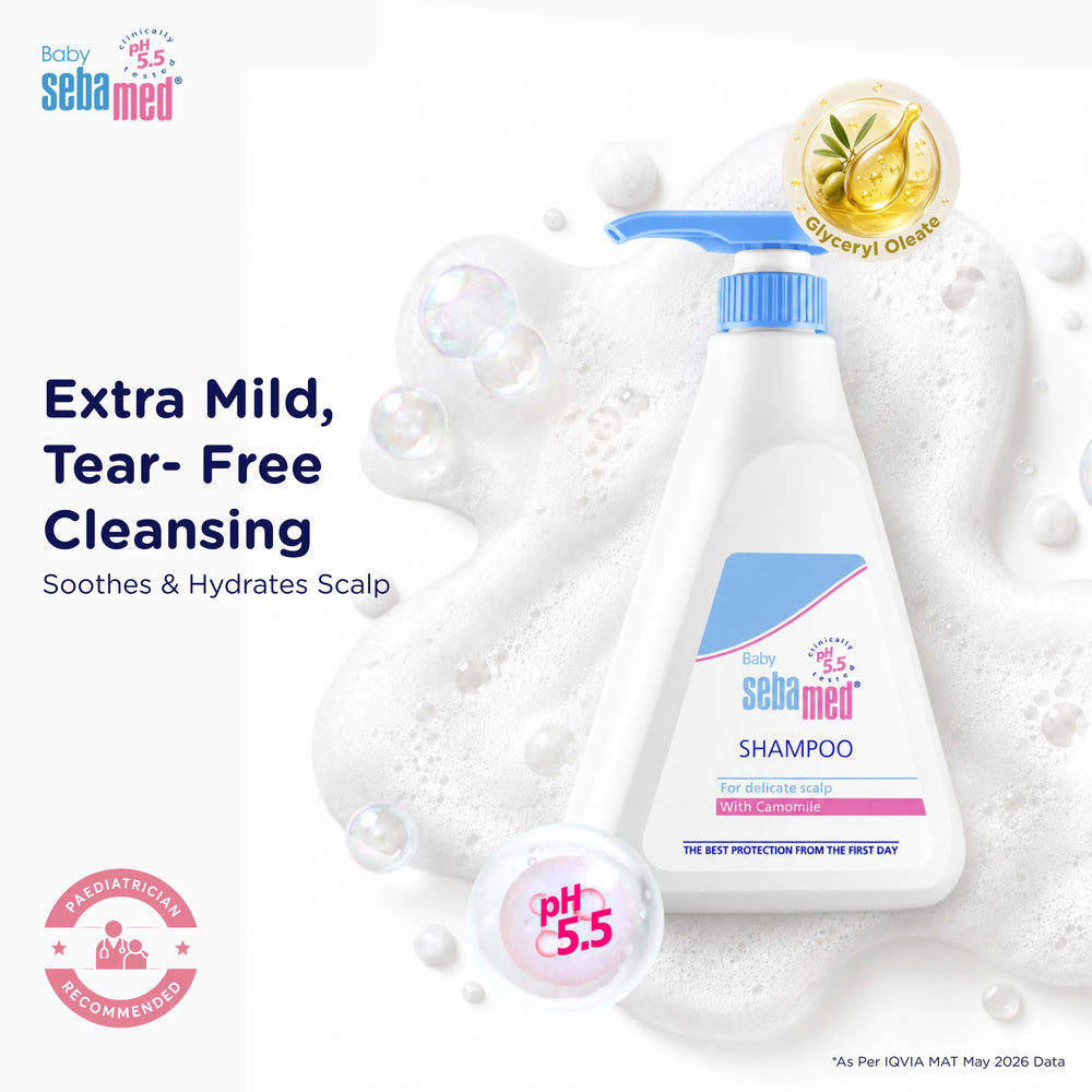 Sebamed Baby Shampoo|pH 5.5| Soap Free| No Tears | 500 ml