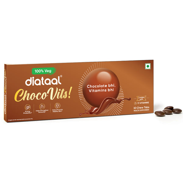Diataal Chocovits Veg 10s Strip Pack