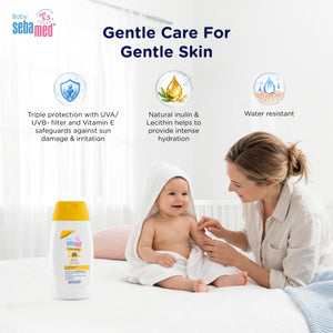 Sebamed Baby Sun Lotion|pH 5.5|Triple Protection with UVA/UVB- Filter|200 ml