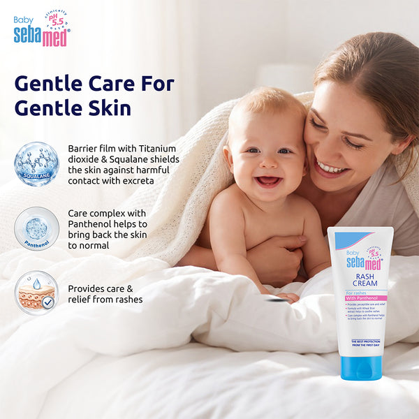 Sebamed Baby Rash Cream|pH 5.5|Ideal for Diaper Rashes|100 ml