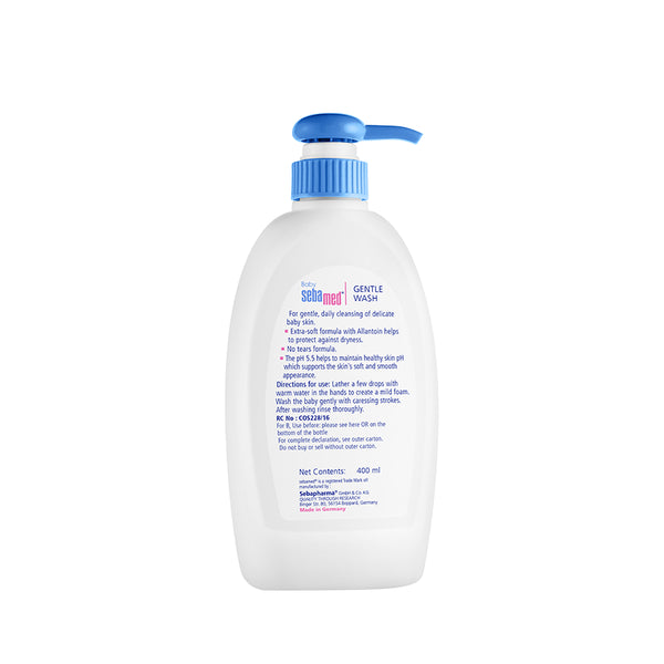 Sebamed Baby Gentle Wash|pH 5.5|Tear Free|400 ml
