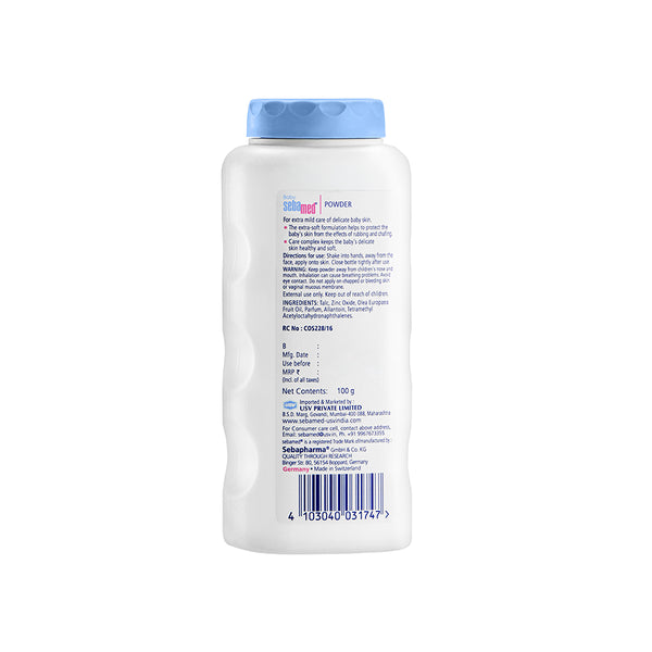 Sebamed Baby Powder| Olive Oil, Allantoin|100 gm