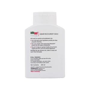 Sebamed Liquid Face and Body Wash 200ml | For all skin types