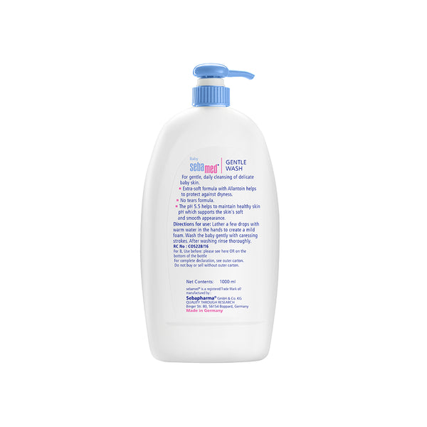 Sebamed Baby Gentle Wash|pH 5.5|Tear Free|1000 ml