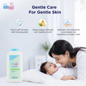 Sebamed Baby Powder with Honeysuckle|200 gm