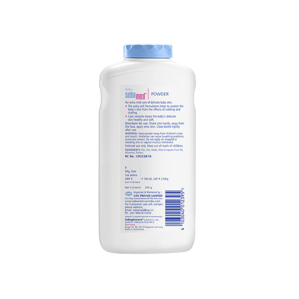 Sebamed Baby Powder| Olive Oil, Allantoin|200 gm
