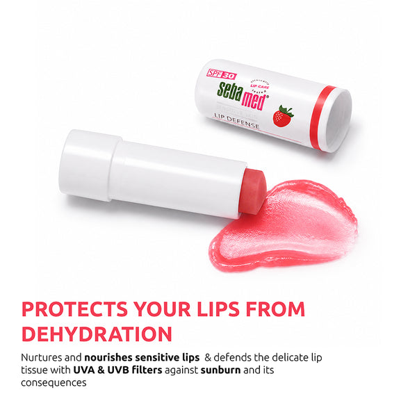 Sebamed Lip balm for dry and chapped lips | Strawberry