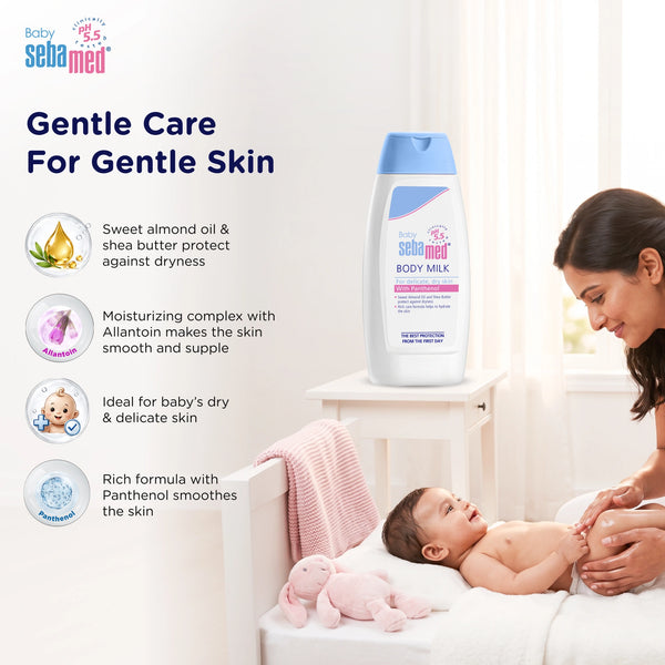 Sebamed Baby Body Milk Lotion|pH 5.5|100 ml