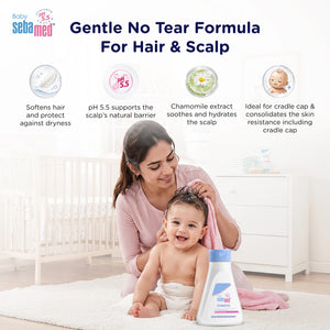 Sebamed Baby Shampoo|pH 5.5| Soap Free| No Tears | 150 ml