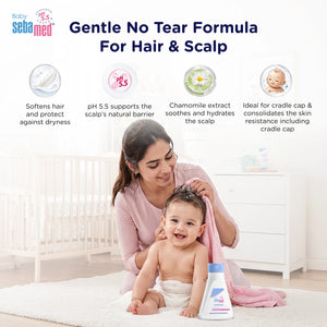 Sebamed Baby Shampoo|pH 5.5| Soap Free| No Tears | 50 ml