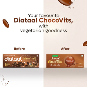 Diataal Chocovits Veg 10s Strip Pack