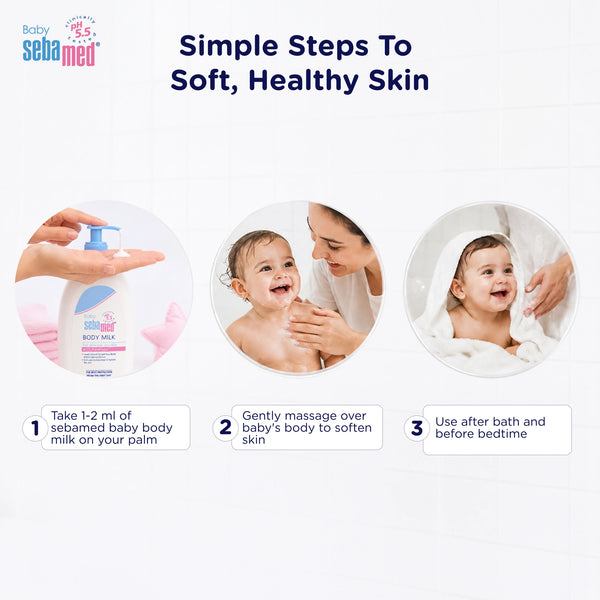 Sebamed Baby Body Milk Lotion|pH 5.5|100 ml