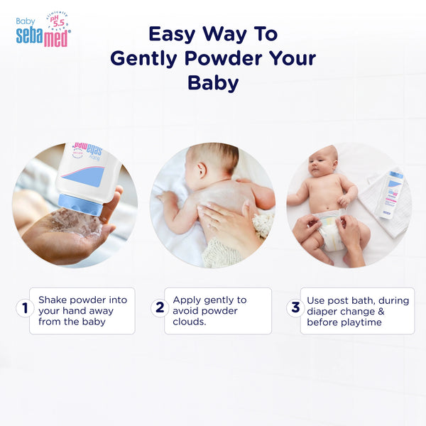 Sebamed Baby Powder| Olive Oil, Allantoin|400 gm