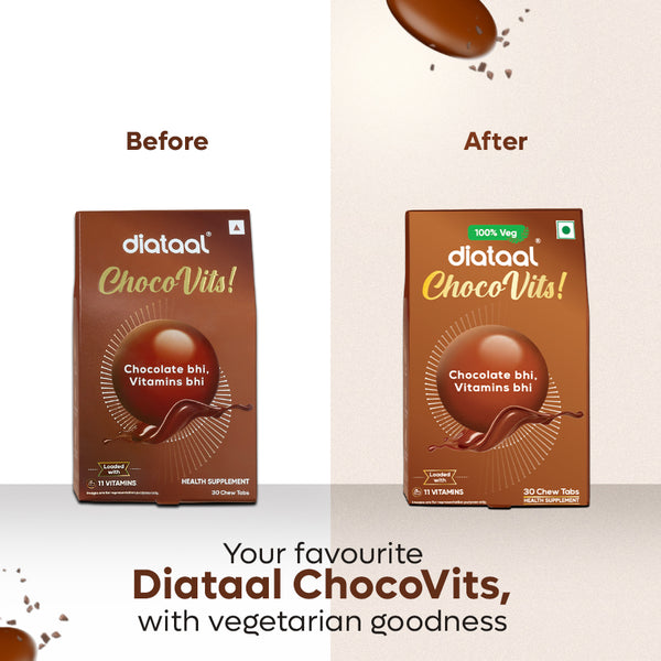 Diataal Chocovits Veg  30s Pack
