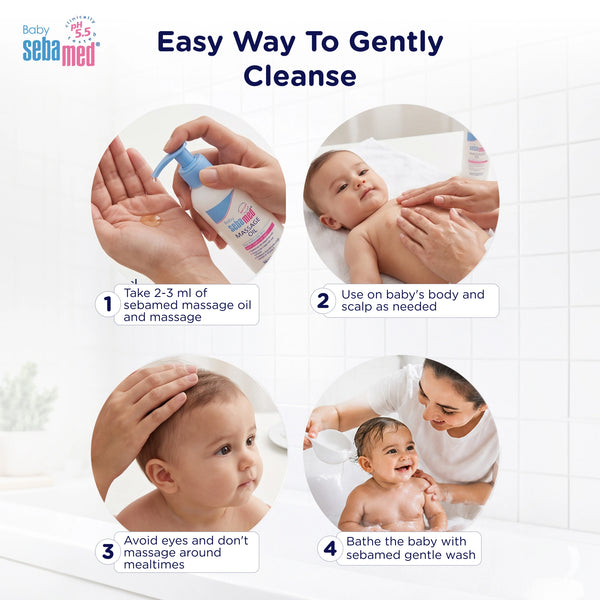 Sebamed Baby Massage Oil| With Soya Oil|150 ml