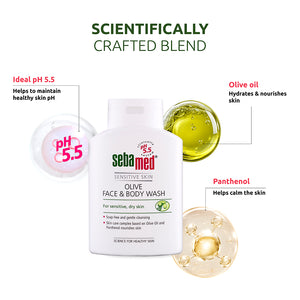 Sebamed Olive Face & Body Wash | 200 ml