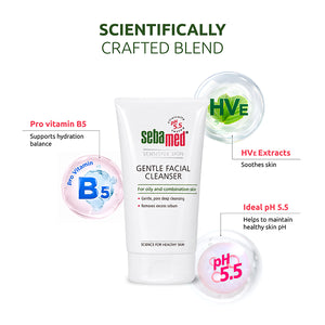 Sebamed Gentle Facial Cleanser | For Oily and Combination Skin