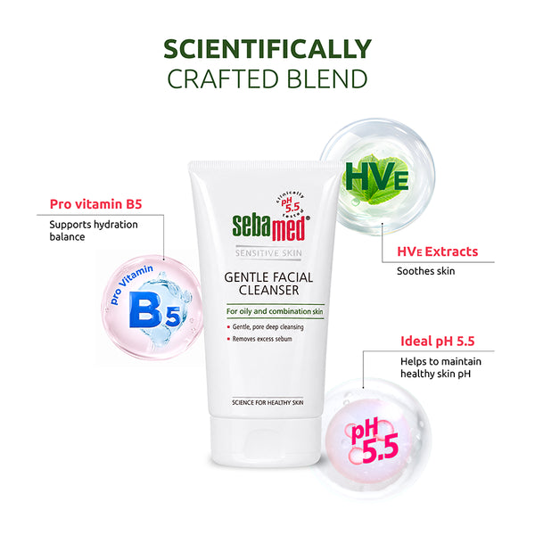 Sebamed Gentle Facial Cleanser | For Oily and Combination Skin