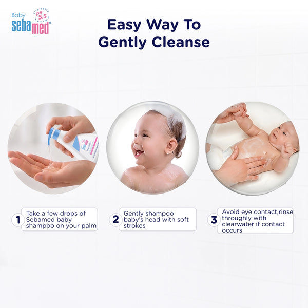 Sebamed Baby Shampoo|pH 5.5| Soap Free| No Tears | 500 ml