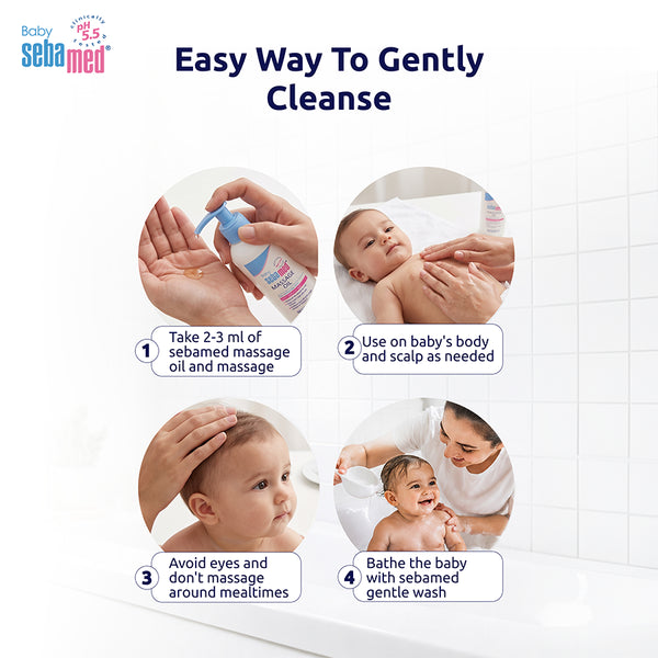 Sebamed Baby Massage Oil| With Soya Oil|150 ml