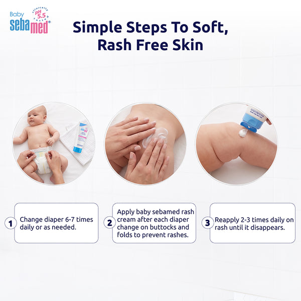 Sebamed Baby Rash Cream|pH 5.5|Ideal for Diaper Rashes|100 ml