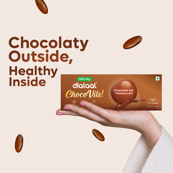Diataal Chocovits Veg 10s Strip Pack