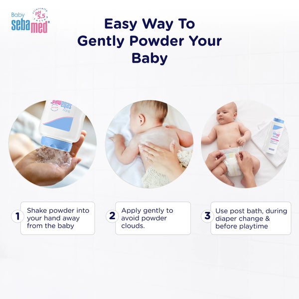 Sebamed Baby Powder| Olive Oil, Allantoin|200 gm