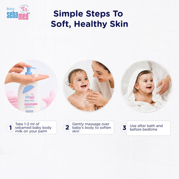Sebamed Baby Body Milk Lotion|pH 5.5|100 ml