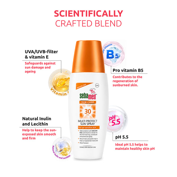 Sebamed Sun spray SPF 30-150ml | For sun sensitive skin