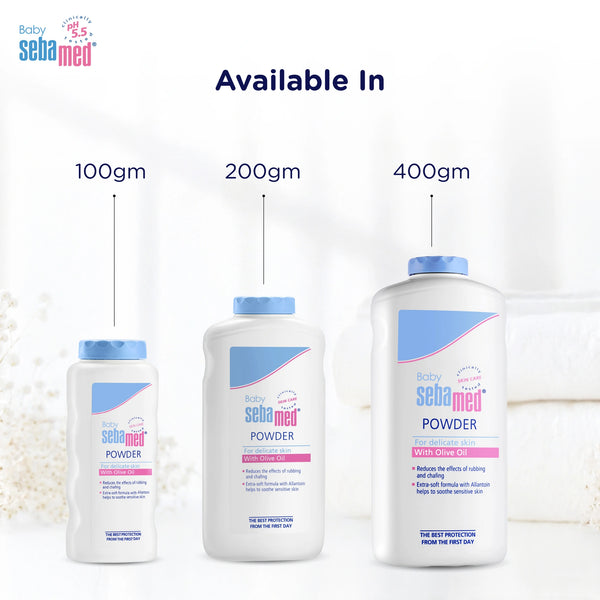 Sebamed Baby Powder| Olive Oil, Allantoin|400 gm