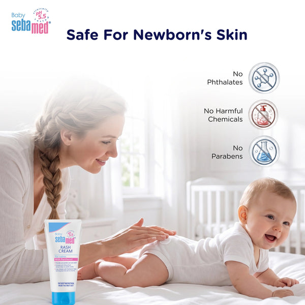 Sebamed Baby Rash Cream|pH 5.5|Ideal for Diaper Rashes|100 ml