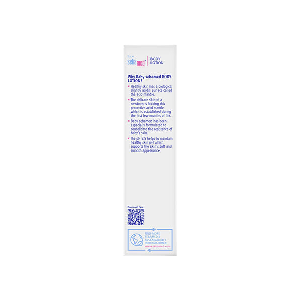 Sebamed Baby Body Lotion|pH 5.5|Vegan|100 ml